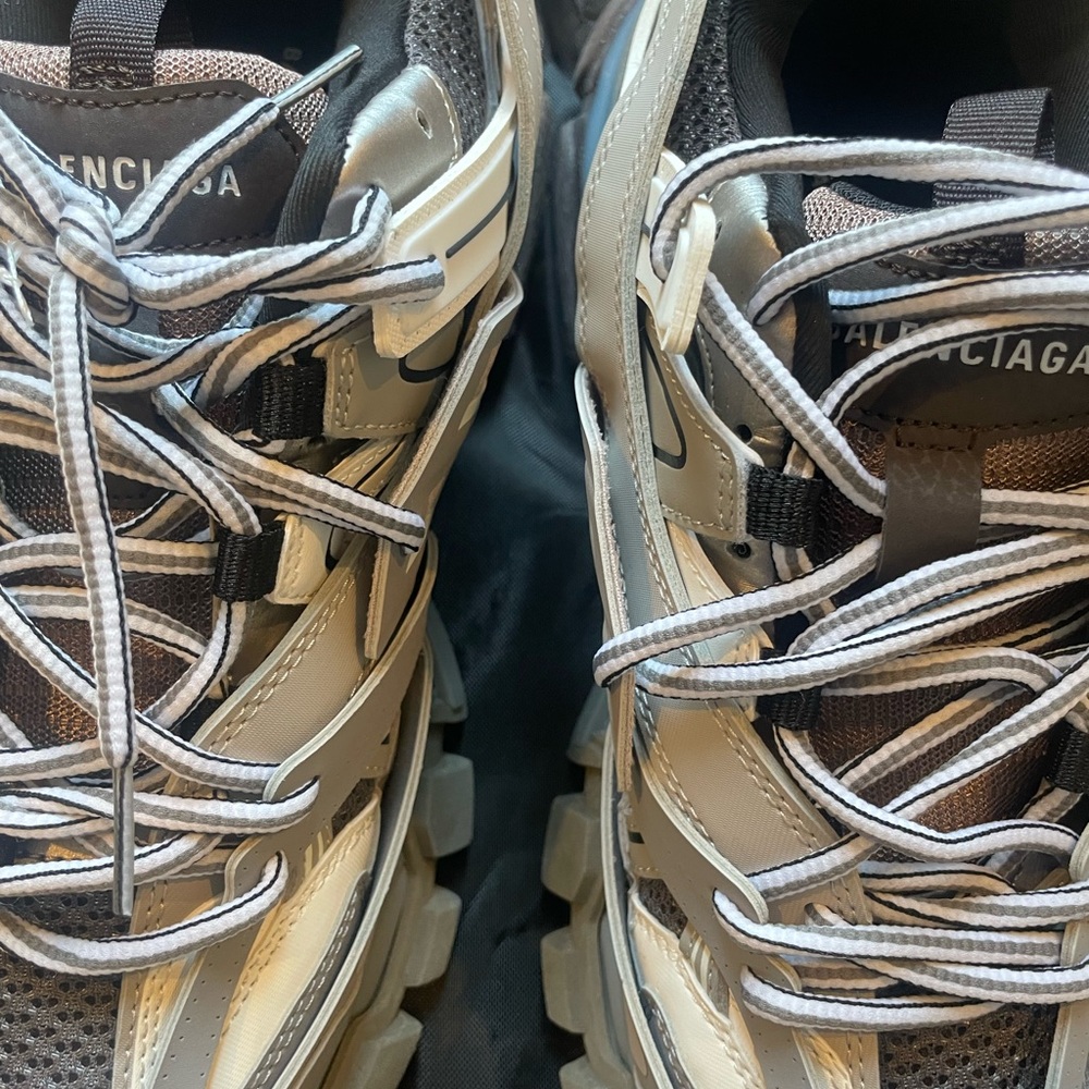 Balenciaga Gray and Brown Sneakers - Picture 7 of 8